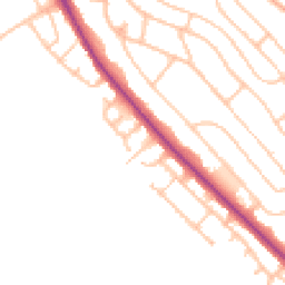 Daytime road noise heatmap for ST2 0BG