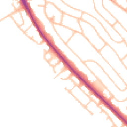 Daytime road noise heatmap for ST2 0BH