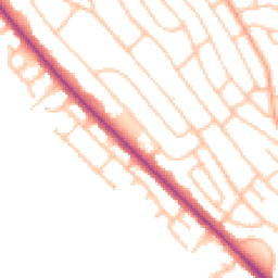 Daytime road noise heatmap for ST2 0BT