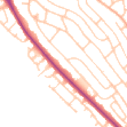 Daytime road noise heatmap for ST2 0BW