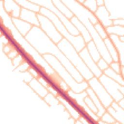 Daytime road noise heatmap for ST2 0DH