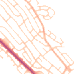 Daytime road noise heatmap for ST2 0LG
