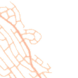 Daytime road noise heatmap for ST2 0PQ