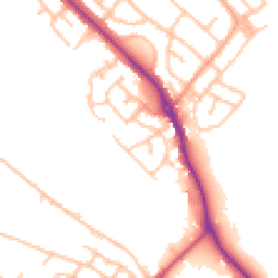 Daytime road noise heatmap for ST2 0SY