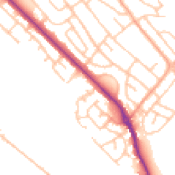 Daytime road noise heatmap for ST2 0TH