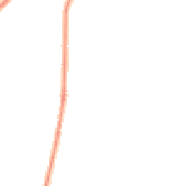 Night-time road noise heatmap for ST2 7AY