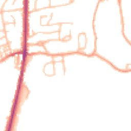 Daytime road noise heatmap for ST2 7BF