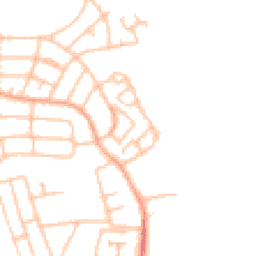 Daytime road noise heatmap for ST2 8HA