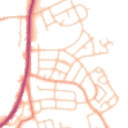 Daytime road noise heatmap for ST2 8JS