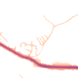 Daytime road noise heatmap for ST2 8NL