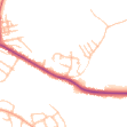Daytime road noise heatmap for ST2 9DP