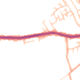 Daytime road noise heatmap for ST2 9ED