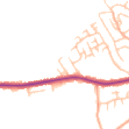 Daytime road noise heatmap for ST2 9EF