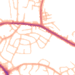 Daytime road noise heatmap for ST2 9ES