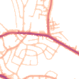 Daytime road noise heatmap for ST2 9HB