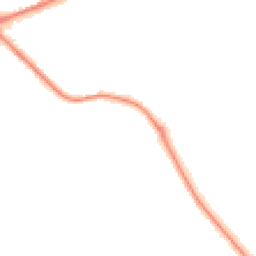 Night-time road noise heatmap for ST2 9LW