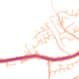 Daytime road noise heatmap for ST2 9QH
