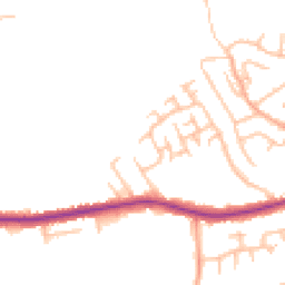 Daytime road noise heatmap for ST2 9QL