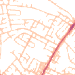 Daytime road noise heatmap for ST3 1AF