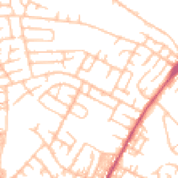 Daytime road noise heatmap for ST3 1AQ