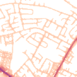 Daytime road noise heatmap for ST3 1AR