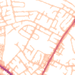 Daytime road noise heatmap for ST3 1AS