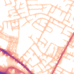 Daytime road noise heatmap for ST3 1AU