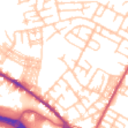 Daytime road noise heatmap for ST3 1AX