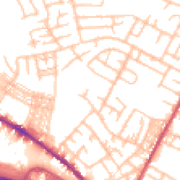 Daytime road noise heatmap for ST3 1AY