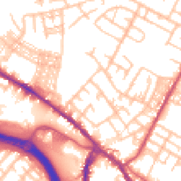 Daytime road noise heatmap for ST3 1BB