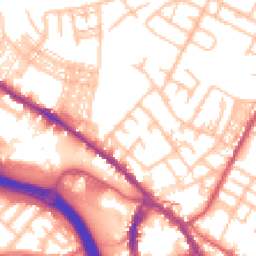 Daytime road noise heatmap for ST3 1BD