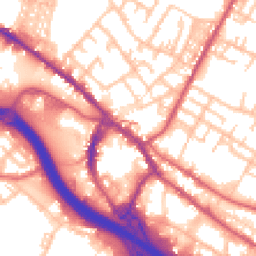 Daytime road noise heatmap for ST3 1BE