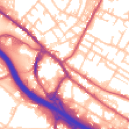 Daytime road noise heatmap for ST3 1BN