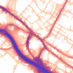 Daytime road noise heatmap for ST3 1BX