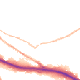 Night-time road noise heatmap for ST3 1DA