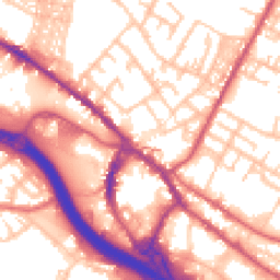 Daytime road noise heatmap for ST3 1DB