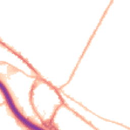 Night-time road noise heatmap for ST3 1DE