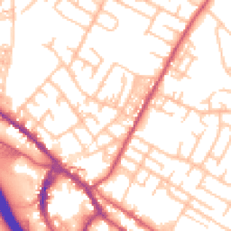 Daytime road noise heatmap for ST3 1DH
