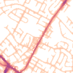 Daytime road noise heatmap for ST3 1DL