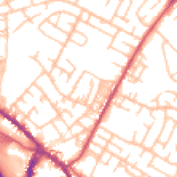 Daytime road noise heatmap for ST3 1DN