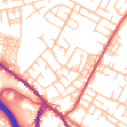 Daytime road noise heatmap for ST3 1DP