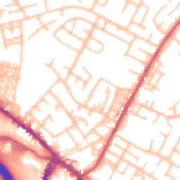 Daytime road noise heatmap for ST3 1DR