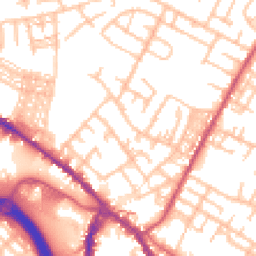 Daytime road noise heatmap for ST3 1DT