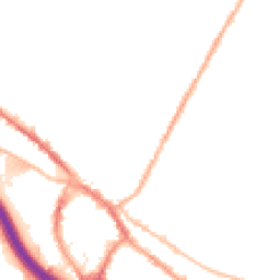 Night-time road noise heatmap for ST3 1DZ