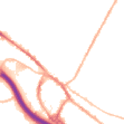 Night-time road noise heatmap for ST3 1EA