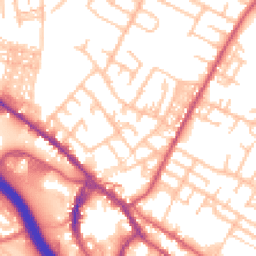 Daytime road noise heatmap for ST3 1ES