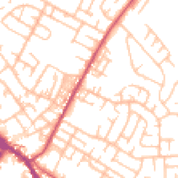 Daytime road noise heatmap for ST3 1HX