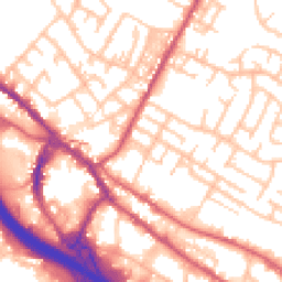 Daytime road noise heatmap for ST3 1JL