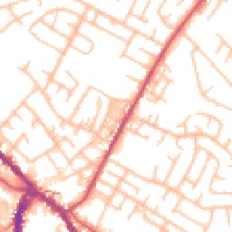 Daytime road noise heatmap for ST3 1JZ