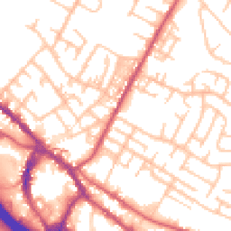 Daytime road noise heatmap for ST3 1LJ